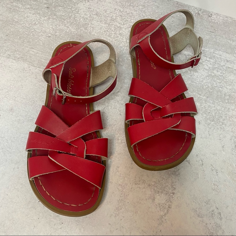 Salt Water Red Sandals Size 7